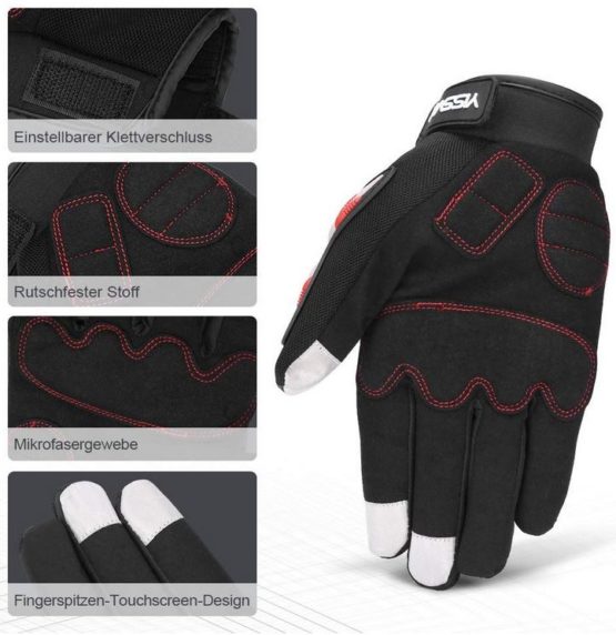 Yissvic Motorrad Handschuhe